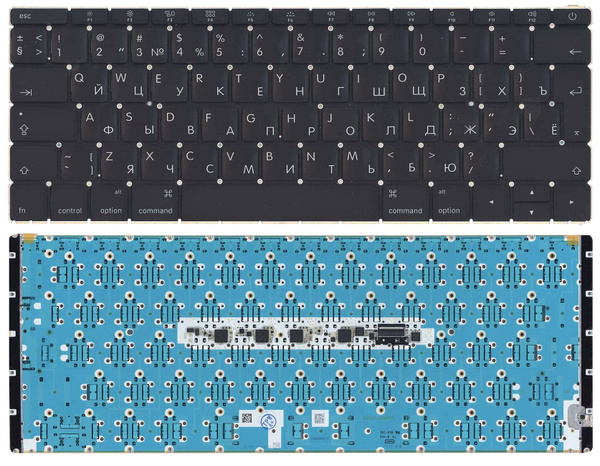 Клавиатура для ноутбука Apple MacBook 12" A1534 Series (2016+) черная ...