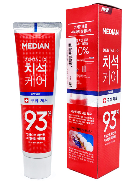 Корейская зубная паста MEDIAN освежающая Dental IQ Fresh Breath, 120 г ...