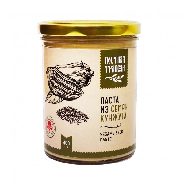 Паста из семян кунжута (Тахини), стеклянная банка . 400г - купить с ...