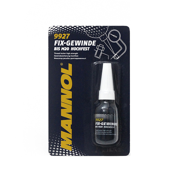 MANNOL 9927 Фиксатор резьбы долговременный 10мл Fix-Gewinde hochfest ...