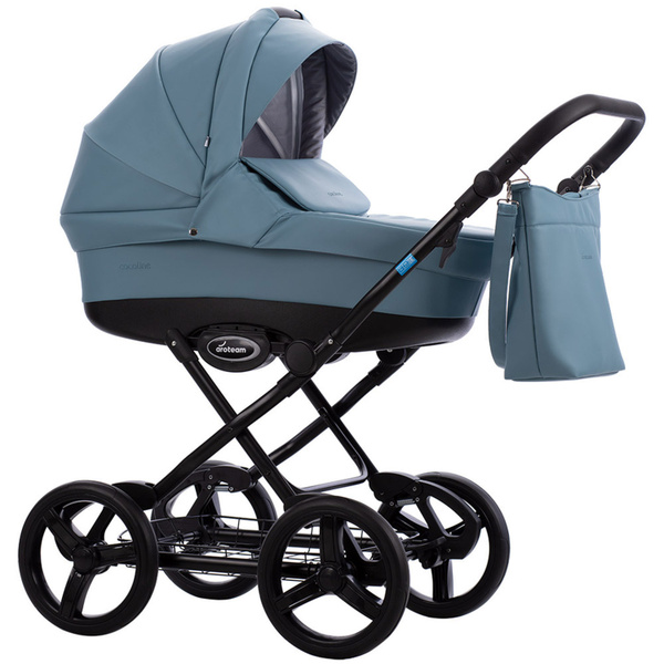 Коляска 2в1 Aroteam Cocoline Prima, 05 серо-голубая кожа - купить с ...