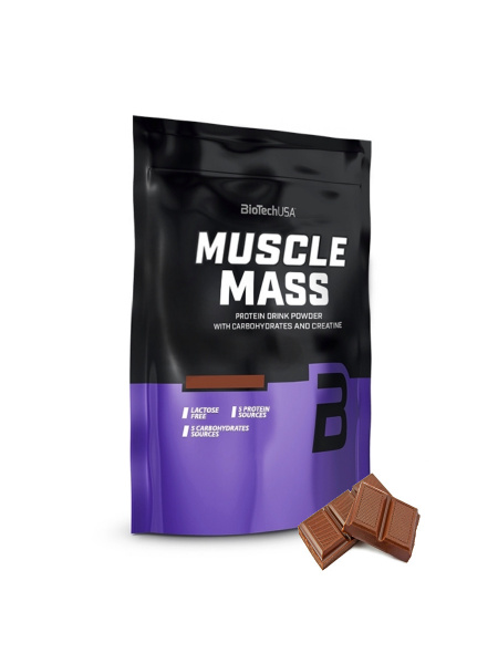 Гейнер BiotechUSA Muscle Mass 1000 г шоколад - купить с доставкой по ...