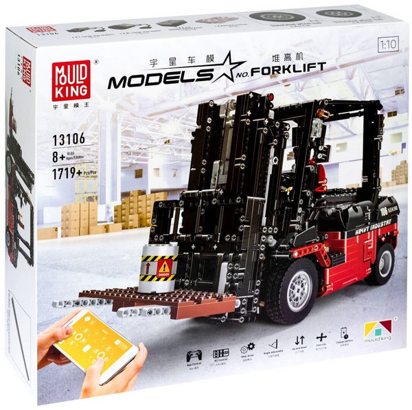 Конструктор Mould King 13106 Вилочный погрузчик MK II с ДУ, На ...