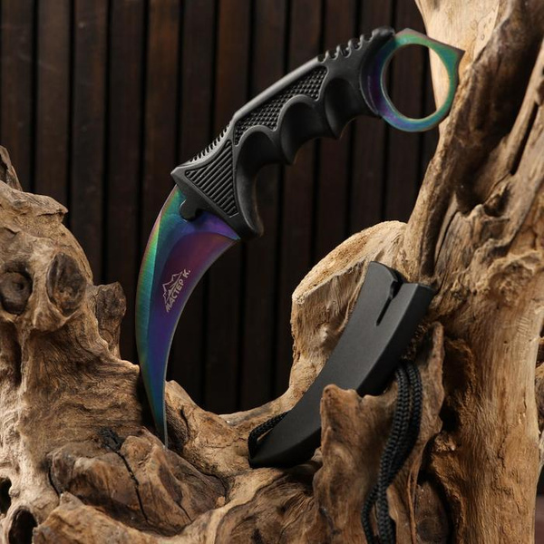 Нож-керамбит "Янус", градиент 19см, клинок 9см - купить с доставкой по ...