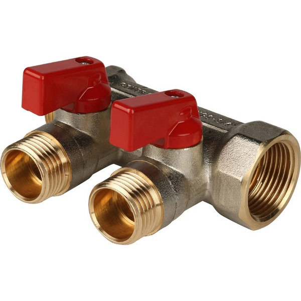 Коллектор сантехнический для водоснабжения, для отопления из латуни с ...