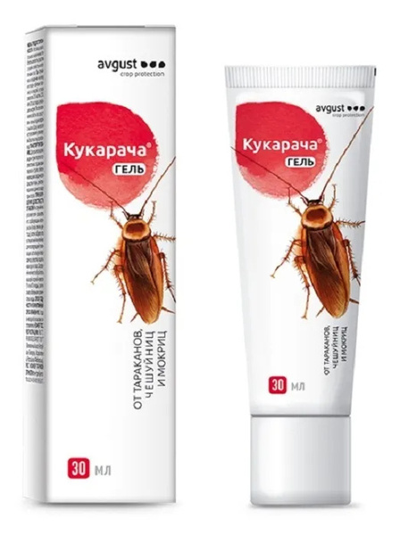 Гель от тараканов и мокриц Avgust "Кукарача", 30 мл купить на OZON по ...
