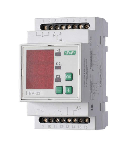 Реле времени программируемое Евроавтоматика F&F RV-03 - купить по ...