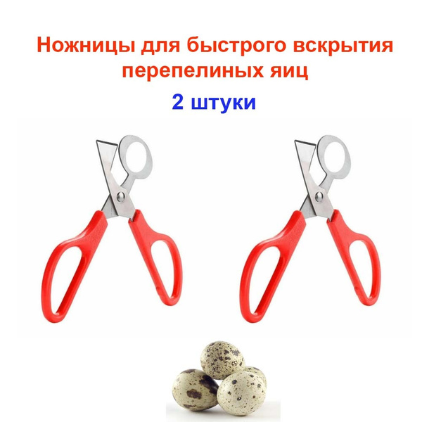Ножницы для быстрого вскрытия перепелиных яиц (2 штуки) купить на OZON ...