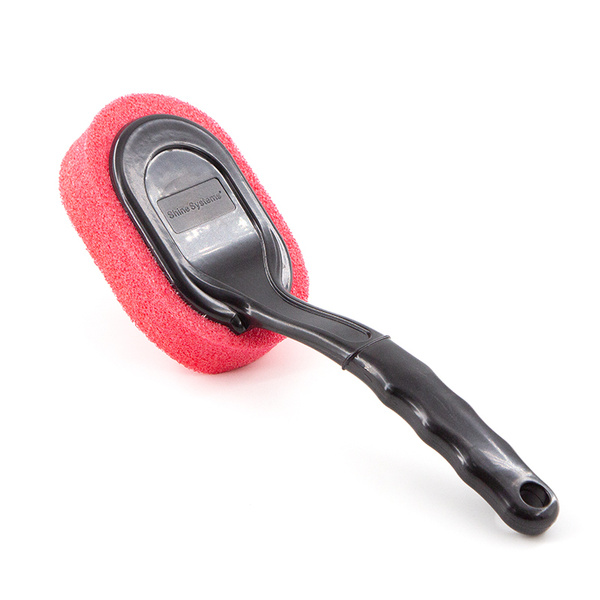 Губка для чернения резины и шин целлюлозная с ручкой Sponge Brush ...