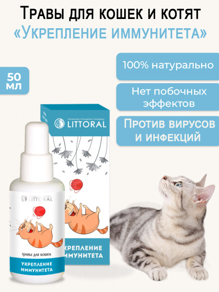 Капли для кошек и котят для повышения иммунитета против вирусов ...