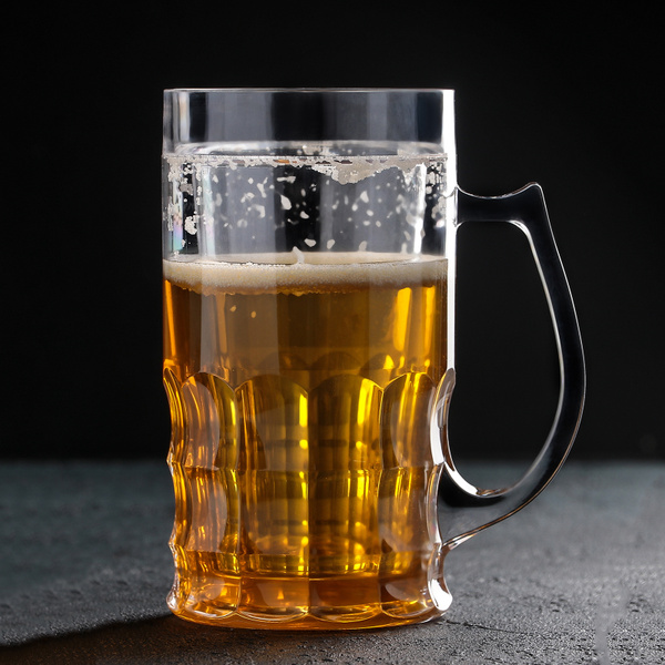 Кружка пивная для пива "Без принта", 600 мл - купить по низким ценам в ...