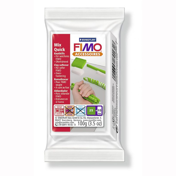Размягчитель для глины FIMO Mix quick, 100 г купить на OZON по низкой ...