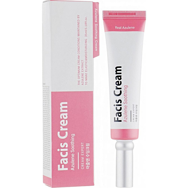 Facis Jigott AZULENE SOOTHING CREAM / Крем для лица с азуленом, 35 мл ...