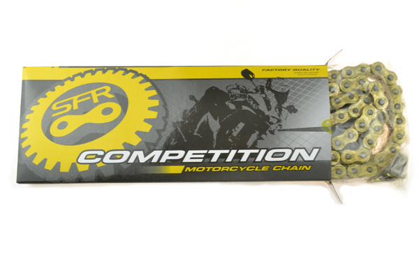 Цепь приводная (безсальниковая) 520 120L SFR золотая - купить по низким ...
