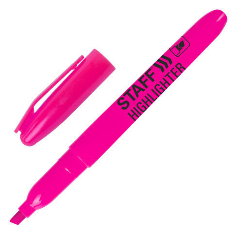Маркер-текстовыделитель Staff (1-3мм, розовый) (151241), 12шт. - купить ...
