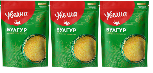 УВЕЛКА Крупа Булгур 450гр*3 шт. - купить с доставкой по выгодным ценам ...