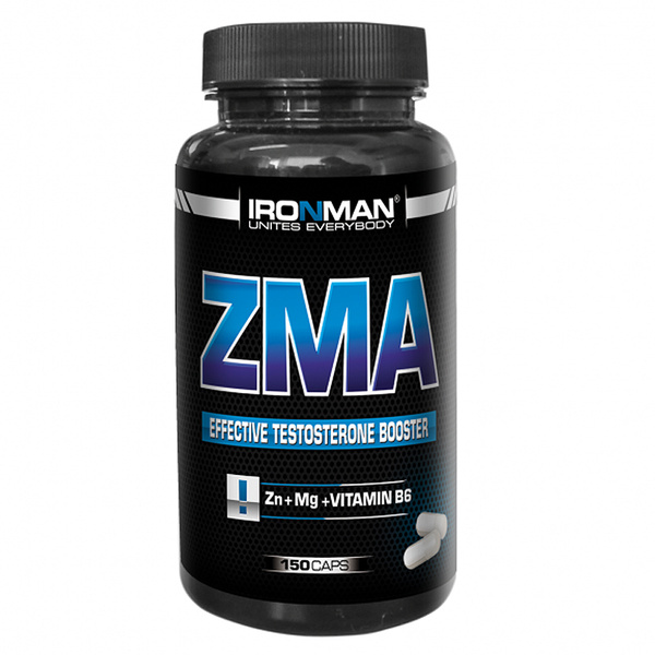 Ironman ZMA, 150 капсул / Спортивное питание для повышения тестостерона ...