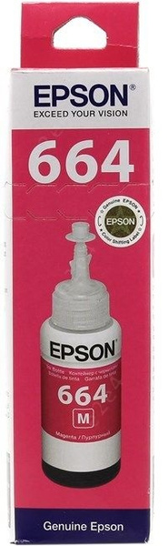 Расходник для печати Epson Чернила 664, Пурпурный (magenta), для ...