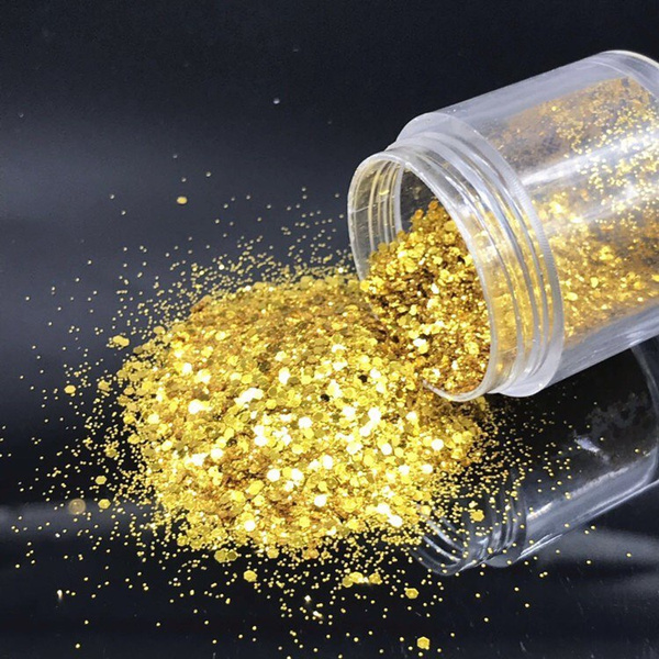 Глиттер Золото насыщенное, Блестки для творчества золото 30 грамм ...