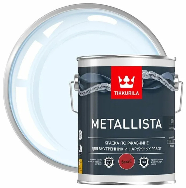 Краска Tikkurila METALLISTA - купить в интернет-магазине OZON по ...