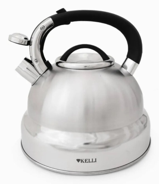 Чайник для плиты Kelli KL-4512 металлический со свистком, 5 л - купить ...