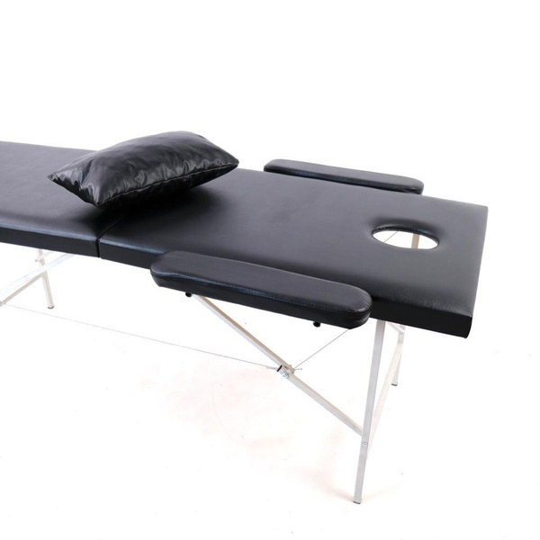 Массажный стол складной 180х60 с подлокотниками и подушкой в подарок ...