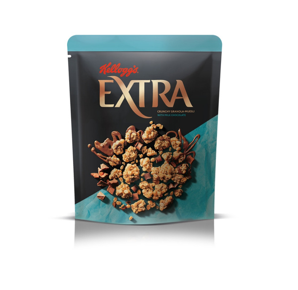 Гранола Мюсли Kellogg's Extra с молочным шоколадом 300 г, 3 упаковки ...