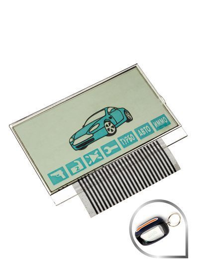 Запчасть брелока автосигнализации SLK LCD на шлейфе для брелка Starline ...