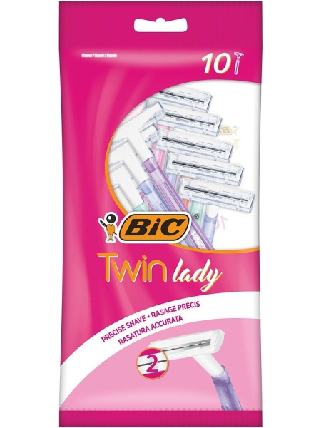 Bic Бритва женская одноразовая Twin Lady, 10 шт в уп. - купить с ...