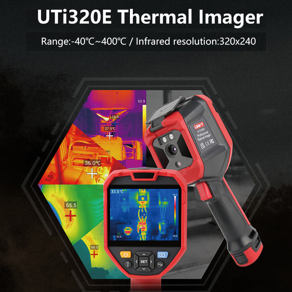 Профессиональный тепловизор UNI-T UTi320E, от -40 градусов до 400 ...