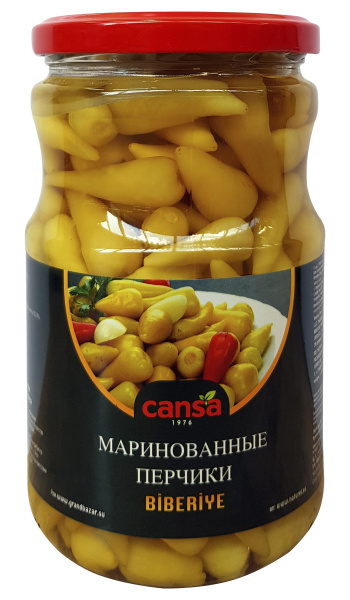 Турецкие мини-перчики острые маринованные, "Cansa", Cin Biberiye (Cin ...