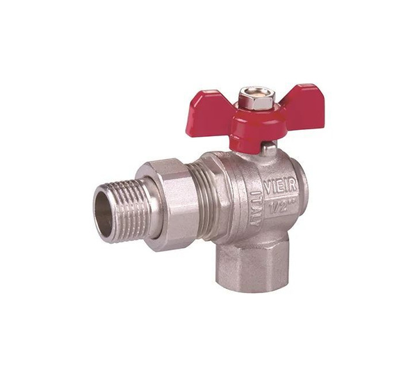 Кран угловой с американкой 1/2" "ViEiR"/кран шаровый/ кран шаровый ...