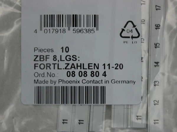 Петля мебиуса 20 pap. Маркировка для клеммных модулей - uc-tmf 5 - 0818153. Петля мебиуса 20 pap. Маркировка 20. Петля мебиуса 22 рар.