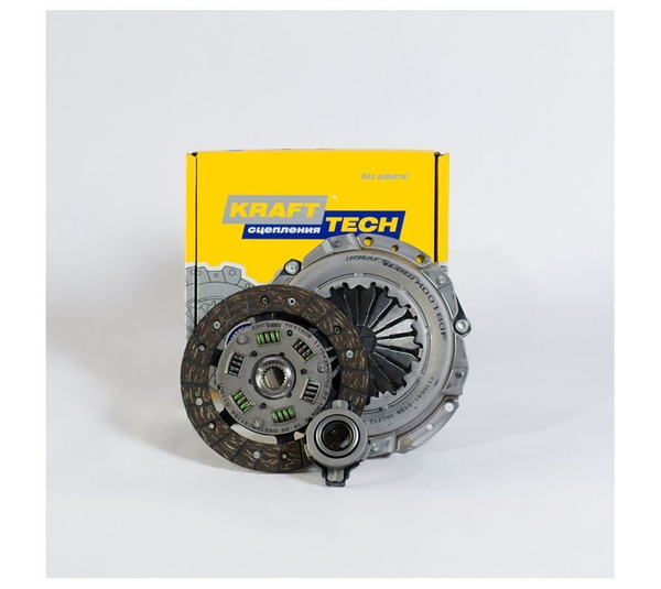 Сцепление KraftTech ЗАЗ 1102 с выжимным подшипником - Krafttech арт ...