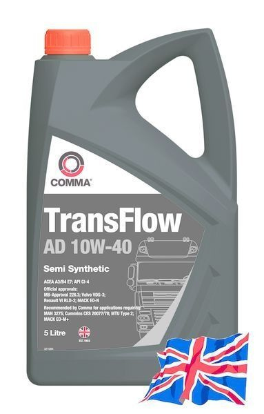 Масло моторное Comma 10W-40 Полусинтетическое - купить в интернет ...
