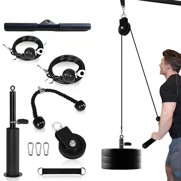 Оборудование для фитнеса с канатным шкивом DIY /Тренировка трицепсов с ...