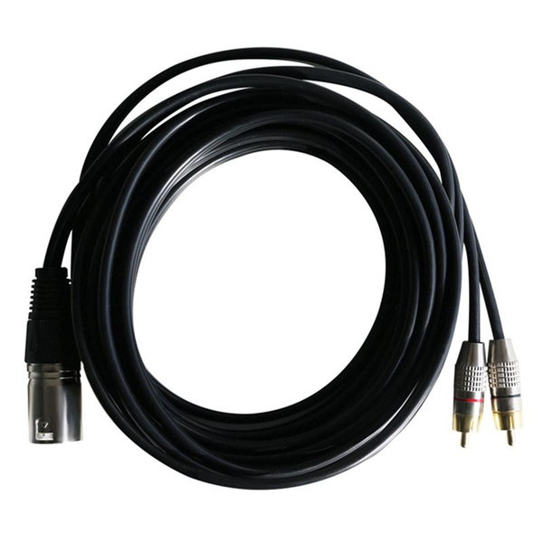 Микшерный разъем усилителя, AV-кабель XLR на двойной RCA, 2 м - купить ...