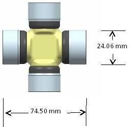Крестовина карданной передачи GMB GUK-13 - GMB арт. GUK-13 - купить по ...