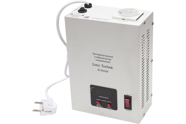 Автоматический стабилизатор напряжения Lenz Technic R1000W купить по ...