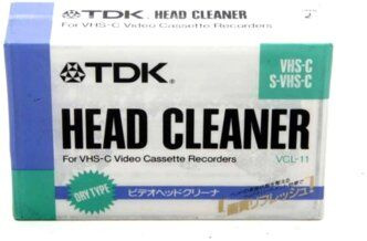 Чистящая кассета TDK VCL-11 для видеокамер VHS-C, VHS-C / S-VHS-C ...