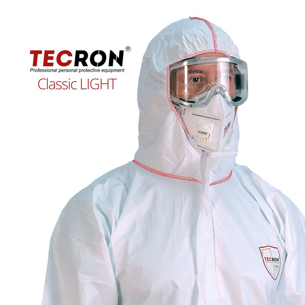 Комбинезон защитный одноразовый TECRON Classic Light / спецодежда ...
