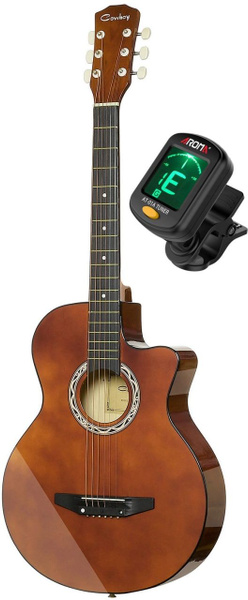 COWBOY 3810C CF 38" Гитара акустическая с ВЫРЕЗОМ, с металлическими ...
