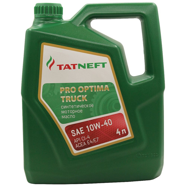 Масло моторное TATNEFT 10W-40 Синтетическое - купить в интернет ...