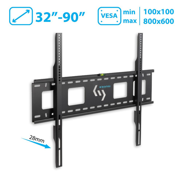 Кронштейн для телевизора настенный Kromax STAR-1 / до 90 дюймов ...