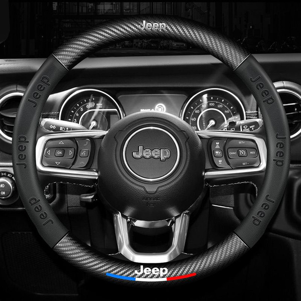 Оплетка на руль для автомобиля JEEP/ДЖИП( размер М ) диаметр 37-38 см ...