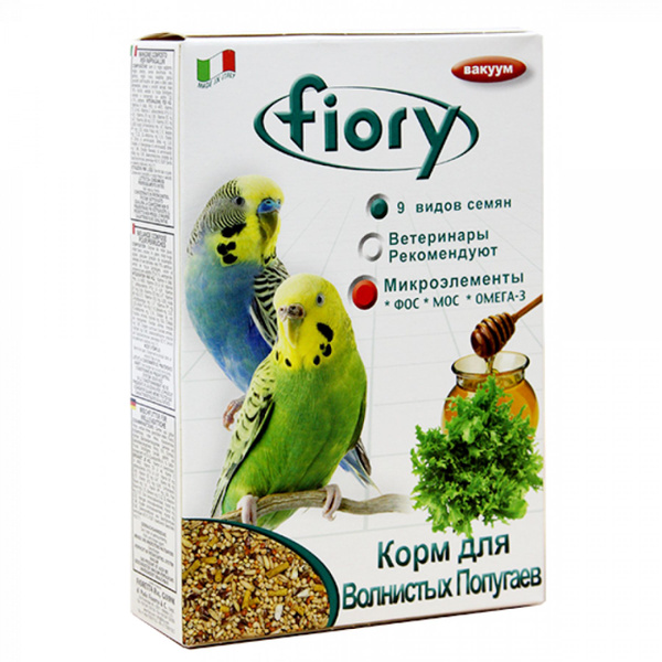 Fiory Корм для волнистых попугаев купить на OZON по низкой цене (756195499)