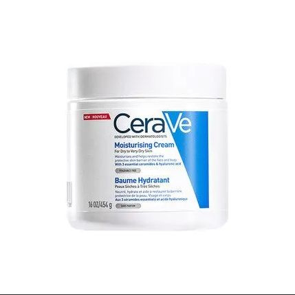 CeraVe Крем увлажняющий для сухой и очень сухой кожи лица и тела, 454 г ...