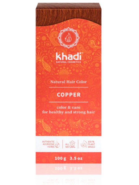 Khadi Naturprodukte МЕДНЫЙ ОТТЕНОК натуральная краска для волос, 100 гр ...