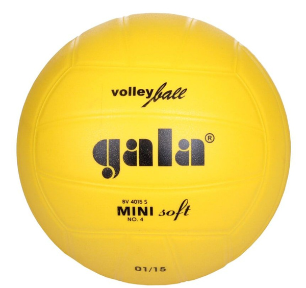 Мяч волейбольный GALA MINI SOFT, №4, желтый, BV4015SC, 4 размер; желтый ...