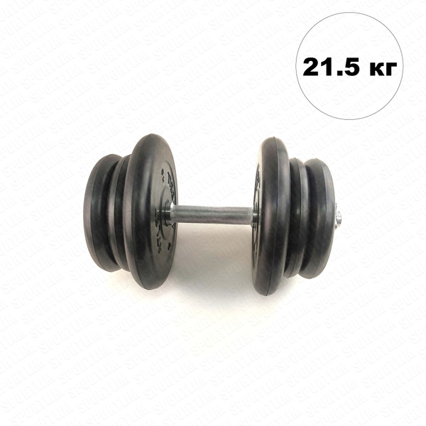 Гантели MB BARBELL Atlet разборная 26 мм. хром, 1 шт. по 21.5 кг ...